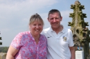 Paul and Angela up the tower at St Cross